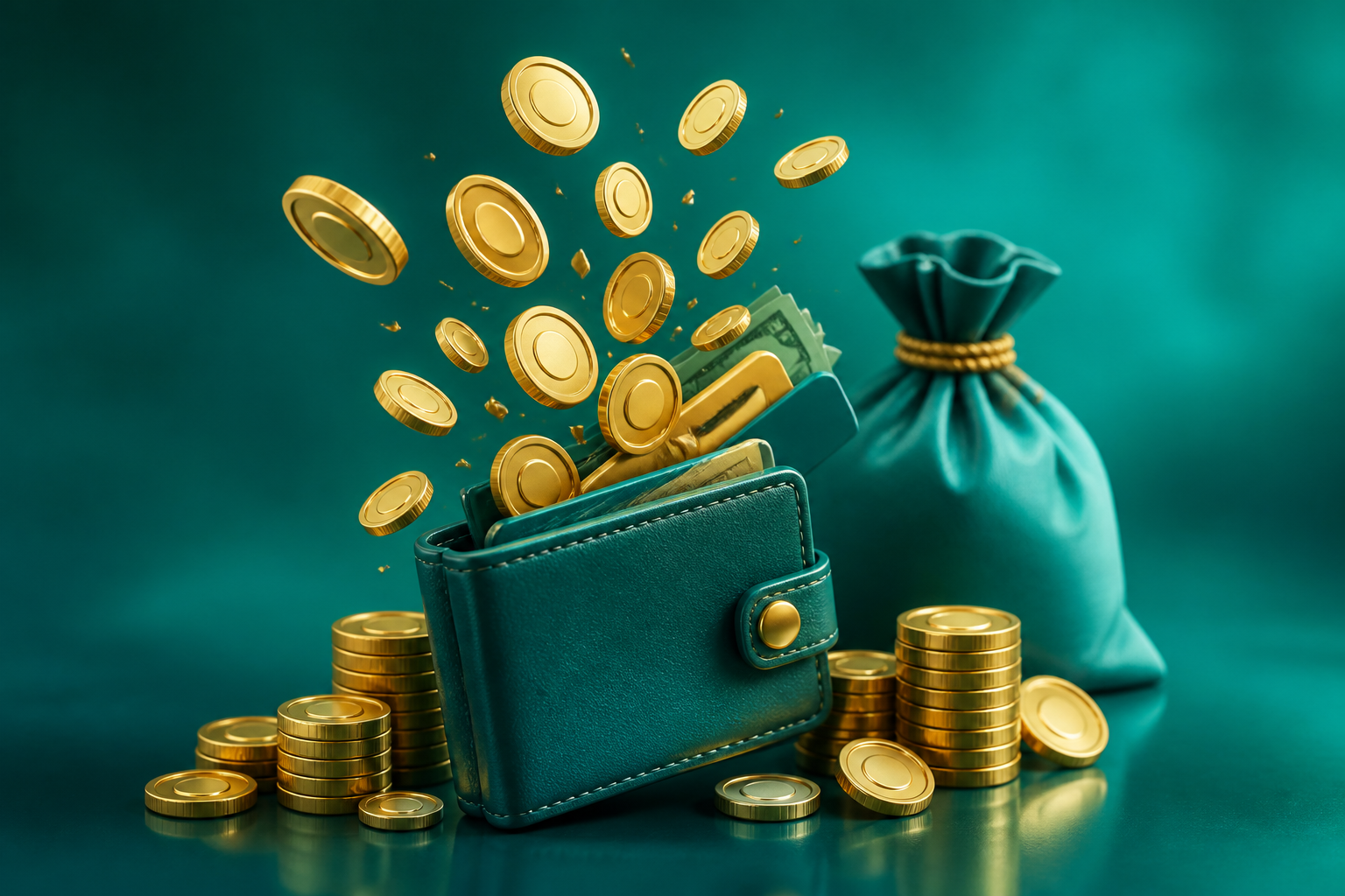 Wallet earning visual